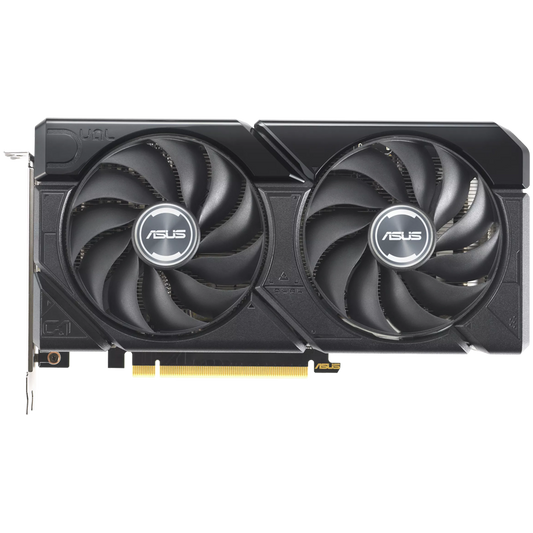 ASUS Video Card NVidia Dual GeForce RTX 4060 Ti EVO OC Edition 8GB GDDR6 VGA is designed for broad compatibility, with Axial-tech fan design, PCIe 4.0, 1xHDMI 2.1a, 3xDisplayPort 1.4a