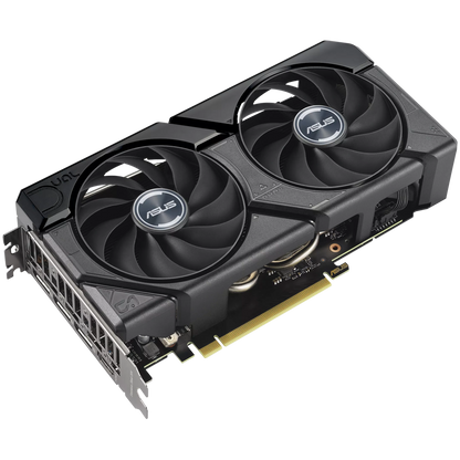 ASUS Video Card NVidia Dual GeForce RTX 4060 Ti EVO OC Edition 8GB GDDR6 VGA is designed for broad compatibility, with Axial-tech fan design, PCIe 4.0, 1xHDMI 2.1a, 3xDisplayPort 1.4a