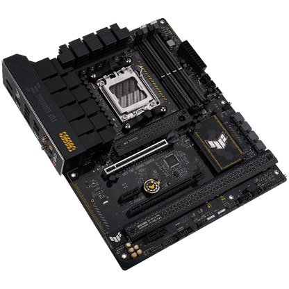 ASUS TUF GAMING B650-PLUS WIFI AM5 ATX gaming MB - AMD B650 4xDIMM DDR5 3xM.2 4xSATA PCIe 4.0 2.5Gb Ethernet WiFi 6 + Bluetooth 1xDisplayPort 1xHDMI with Aura Sync support