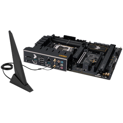 ASUS TUF GAMING B650-PLUS WIFI AM5 ATX gaming MB - AMD B650 4xDIMM DDR5 3xM.2 4xSATA PCIe 4.0 2.5Gb Ethernet WiFi 6 + Bluetooth 1xDisplayPort 1xHDMI with Aura Sync support
