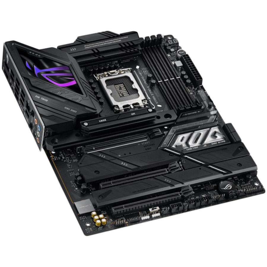 ASUS ROG STRIX Z790-E GAMING WIFI II LGA1700 ATX gaming MB - Intel Z790 4xDIMM DDR5 5xM.2 4xSATA PCIe 5.0 2.5Gb Ethernet WiFi 6E + Bluetooth 1xDisplayPort 1x HDMI with Aura Sync support