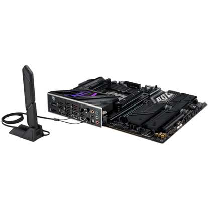 ASUS ROG STRIX Z790-E GAMING WIFI II LGA1700 ATX gaming MB - Intel Z790 4xDIMM DDR5 5xM.2 4xSATA PCIe 5.0 2.5Gb Ethernet WiFi 6E + Bluetooth 1xDisplayPort 1x HDMI with Aura Sync support