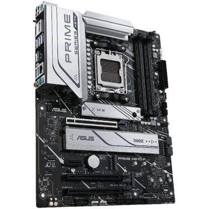 ASUS PRIME X670-P AM5 ATX MB - AMD X670 4xDIMM DDR5 3xM.2 6xSATA PCIe 5.0 2.5Gb Ethernet 1xDisplayPort 1xHDMI with Aura Sync support