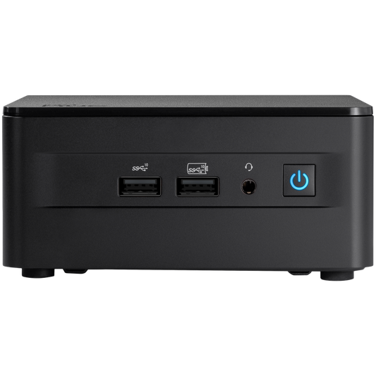 ASUS NUC 13pro/RNUC13ANHI500000I/Intel Core i5-1340p/Intel Iris Xe Graphics/4xUSB/M.2 22x80 NVMe; 22x42 SATA/2.5'' SATA slot/2,5Gbe LAN/2xHDMI/ 2x Thunderbolt 4 (USB-C+DP)/no Storage/no RAM/AX211.NGWG.NV/no OS/No Cord/Tall Kit(L6)/EAN:4711387502709