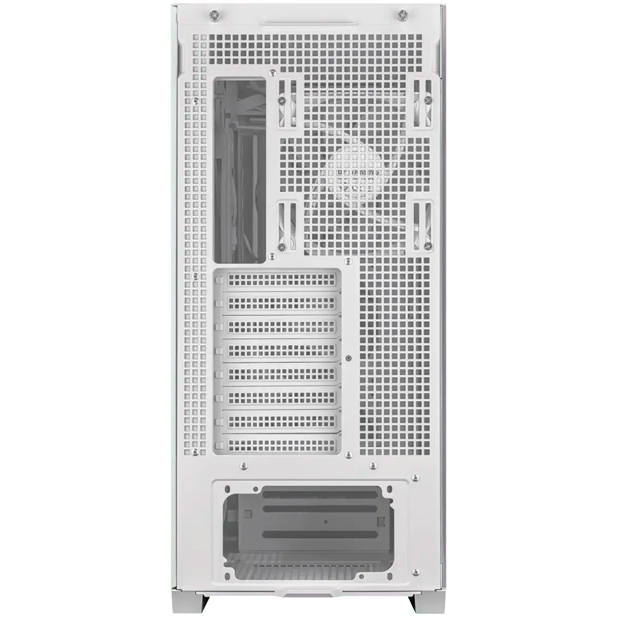 ASUS TUF Gaming GT302 ARGB ATX/EATX Gaming case White, Interchangeable side panels, Detachable top panel, Square-type mesh front panel, Four 140 x 28 mm ARGB fans, Hidden-connector motherboard support, Front Panel High-Speed USB Type-C