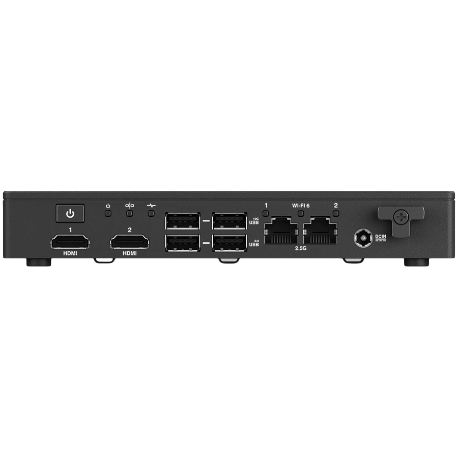 ASUS NUC Rugged/BNUC13BRKP200B00I/Intel N50/Intel UHD Graphics/6xUSB/M.2 22x80 NVMe; M.2 30x42 SATA SSD,PCI x1,USB3.2 Gen2/2,5Gbe Dual LAN/2xHDMI/64G eMMC/no RAM/AX210/no OS/No Cord/Kit(L6)/EAN:4711387471043