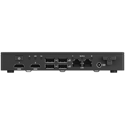 ASUS NUC Rugged/BNUC13BRKP200B02I/Intel N50/Intel UHD Graphics/6xUSB/M.2 22x80 NVMe; M.2 30x42 SATA SSD,PCI x1,USB3.2 Gen2/2,5Gbe Dual LAN/2xHDMI/64G eMMC/no RAM/AX210/no OS/EU Cord/Kit(L6)/EAN:4711387471074