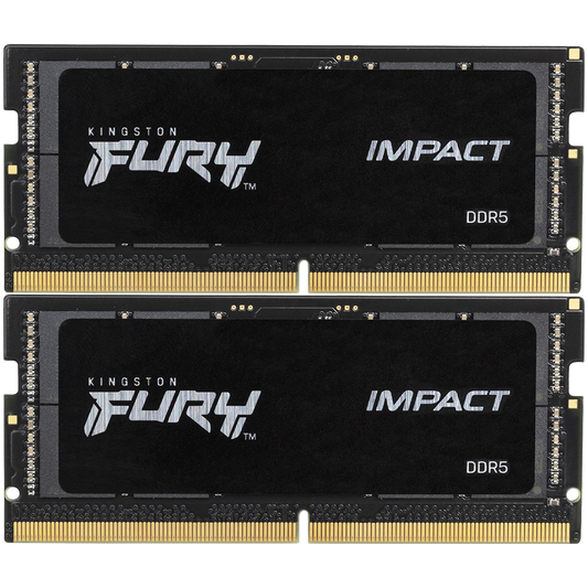 Kingston DRAM 32GB 6400MT/s DDR5 CL38 SODIMM (Kit of 2) FURY Impact XMP