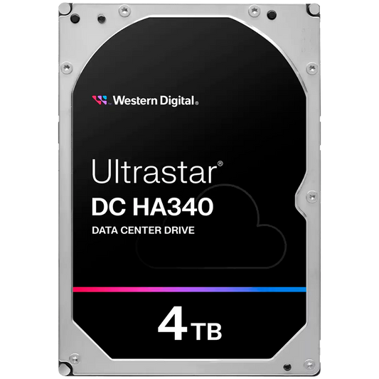 HDD Server WD Ultrastar DC HA340 4TB 512e SE, 3.5’’, 256MB, 7200 RPM, SATA, SKU: 0B47076