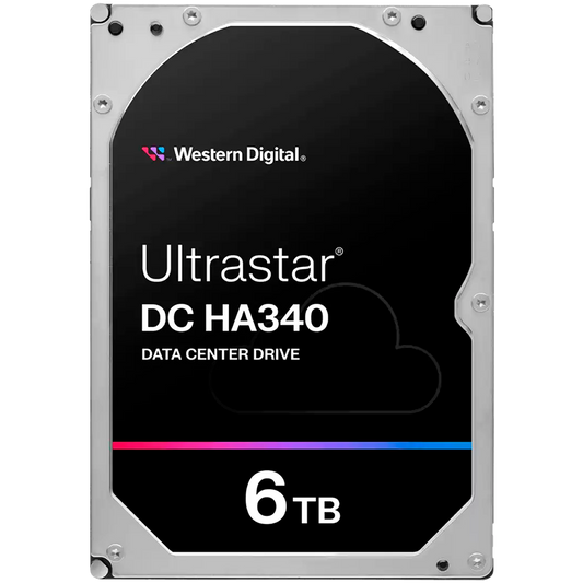 HDD Server WD Ultrastar DC HA340 6TB 512e SE, 3.5’’, 256MB, 7200 RPM, SATA, SKU: 0B47077