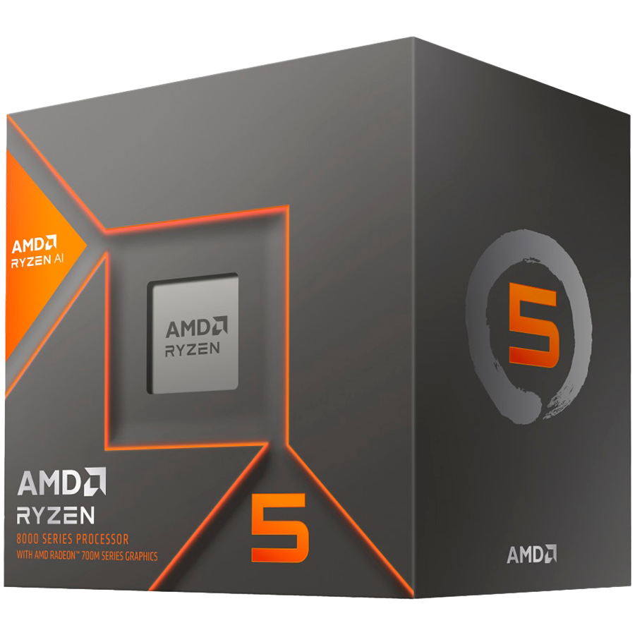 AMD CPU Desktop Ryzen 5 6C/12T 8600G box – product photo