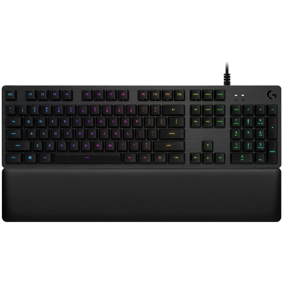 LOGITECH G513 Corded RGB Mechanical Gaming Keyboard - CARBON - US INT'L - USB - LINEAR