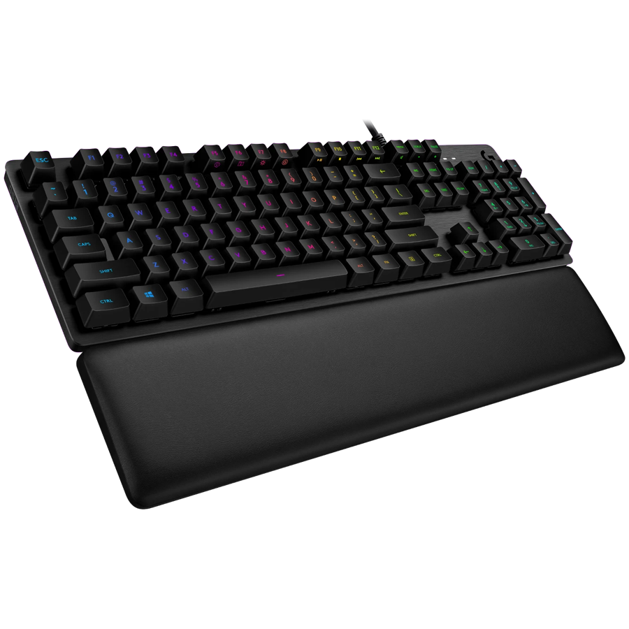 LOGITECH G513 Corded RGB Mechanical Gaming Keyboard - CARBON - US INT'L - USB - TACTILE