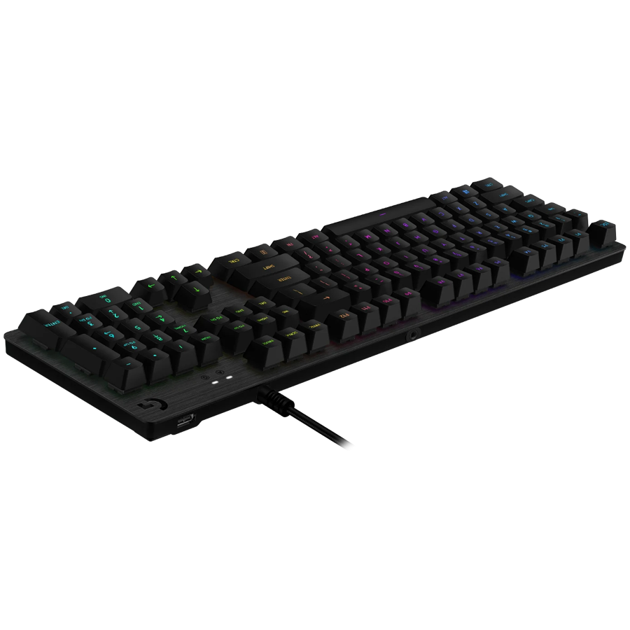 LOGITECH G513 Corded RGB Mechanical Gaming Keyboard - CARBON - US INT'L - USB - TACTILE