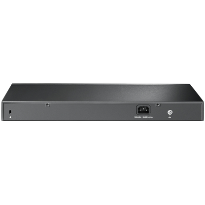 TP-Link SG2428P Omada 28-Port Gigabit Smart Switch with 24-Port PoE+, 24× Gigabit 802.3af/at PoE+ ports and 4× Gigabit SFP slots, 250 W total PoE budget, Omada app, Static Routing, VLAN, ACL, QoS, IGMP Snooping, Zero-Touch Provisioning