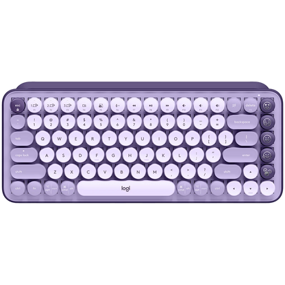 LOGITECH POP Keys Bluetooth Mechanical Keyboard  - COSMOS LAVENDER - ARA