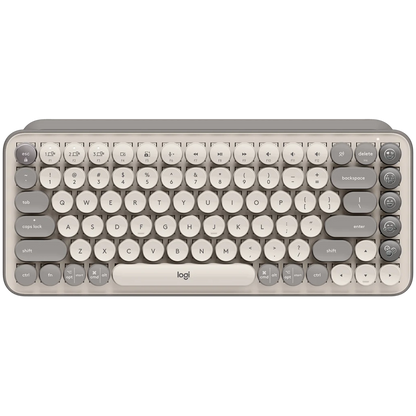 LOGITECH POP Keys Bluetooth Mechanical Keyboard - MIST SAND - US INT'L