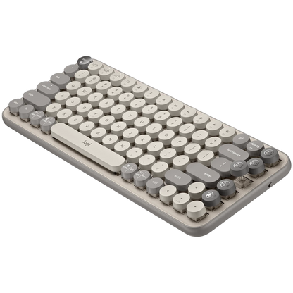 LOGITECH POP Keys Bluetooth Mechanical Keyboard - MIST SAND - US INT'L