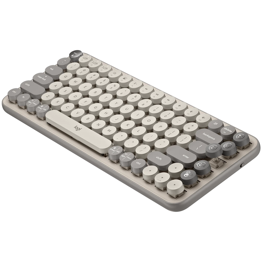 LOGITECH POP Keys Bluetooth Mechanical Keyboard - MIST SAND - ARA