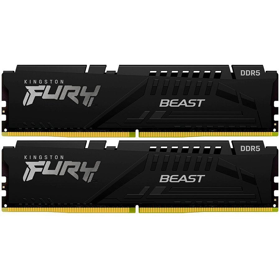 Kingston 32GB 6400MT/s DDR5 CL32 DIMM (Kit of 2) FURY Beast Black XMP