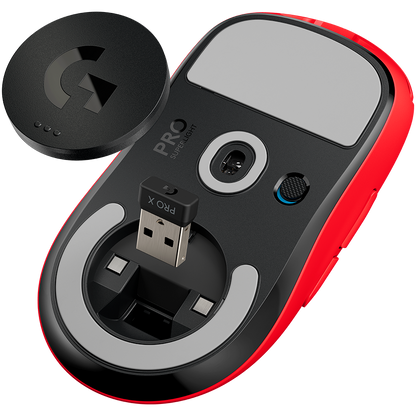 LOGITECH G PRO X SUPERLIGHT Wireless Gaming Mouse - RED - EWR2
