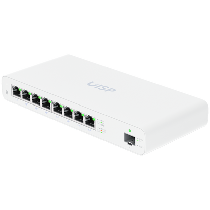 (8) GbE RJ45 ports with 27V passive PoE output Router