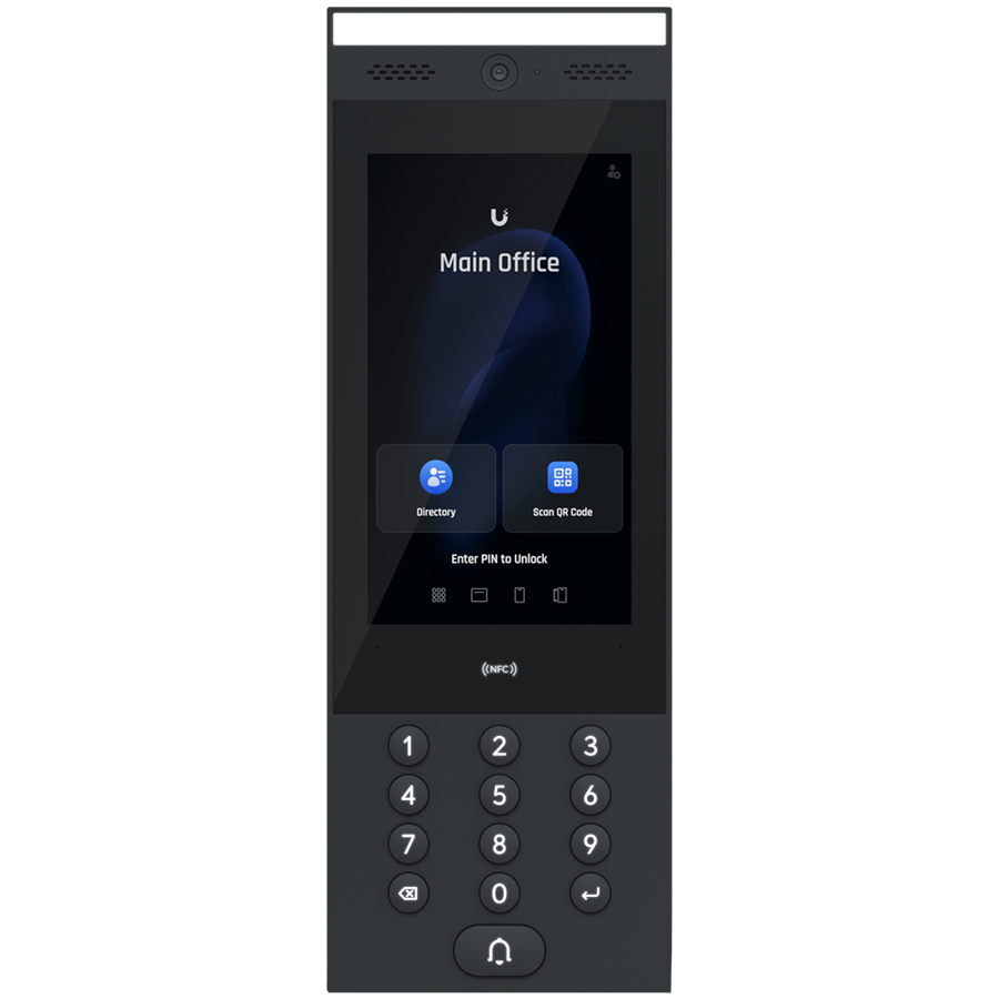 Ubiquiti UA-Intercom indoor/outdoor intercom terminal – product photo