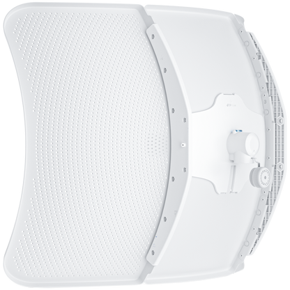 Ubiquiti LTU-XR 5 GHz LTU client that establishes extremely long-distance wireless links with an LTU Rocket serving as its base station.