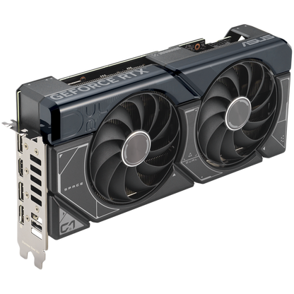 ASUS Video Card Nvidia Dual GeForce RTX 4070 Ti SUPER OC Edition 16GB GDDR6X VGA with two powerful Axial-tech fans and a 2.56-slot design for broad compatibility, PCIe 4.0, 1xHDMI 2.1a, 3xDisplayPort 1.4a