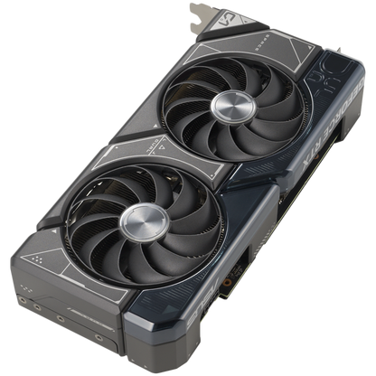 ASUS Video Card Nvidia Dual GeForce RTX 4070 Ti SUPER OC Edition 16GB GDDR6X VGA with two powerful Axial-tech fans and a 2.56-slot design for broad compatibility, PCIe 4.0, 1xHDMI 2.1a, 3xDisplayPort 1.4a