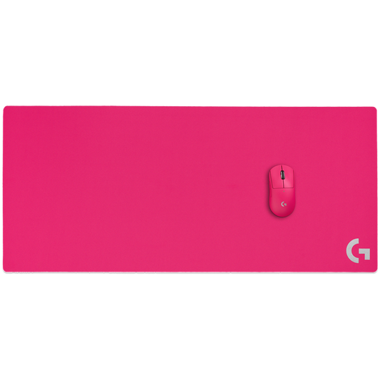 LOGITECH G840 XL Cloth Gaming Mouse Pad - MAGENTA - EWR2