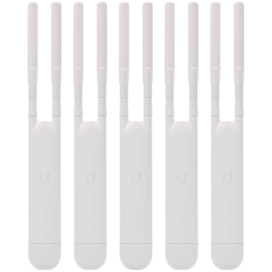 Ubiquiti 5-PACK of UAP-AC-M-EU Networking Interface - (1) 10/100/1000 Ethernet Port/ Power Method 24V Passive PoE (Pairs 4, 5+; 7, 8 Return);802.3af Alternative A (Pairs 1, 2+; 3, 6 Return)(Supported Voltage Range: 44 to 57VDC)/ Wi-Fi Standards 802.11 a/b