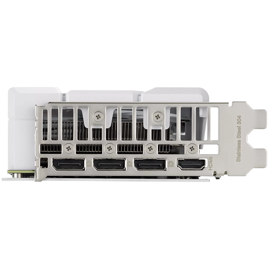 ASUS Video Card NVidia Dual GeForce RTX 4060 EVO White OC Edition 8GB GDDR6 VGA with two powerful Axial-tech fans and a protective backplate for broad compatibility