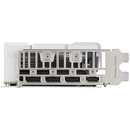 ASUS Video Card NVidia Dual GeForce RTX 4060 EVO White OC Edition 8GB GDDR6 VGA with two powerful Axial-tech fans and a protective backplate for broad compatibility