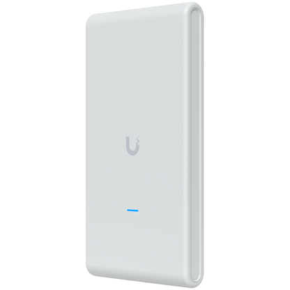 Ubiquiti U6-Mesh-Pro-EU Indoor/outdoor WiFi 6 AP with 4 spatial streams, an integrated super antenna, and a gigabit passthrough port