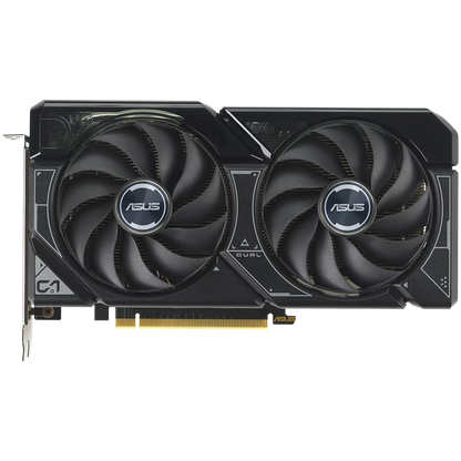 ASUS Video Card NVidia Dual GeForce RTX 4060 Ti SSD OC Edition 8GB GDDR6 VGA is designed for broad compatibility, with an M.2 SSD slot, 2.5-slot design, Axial-tech fan design, PCIe 4.0, 1xHDMI 2.1a, 3xDisplayPort 1.4a