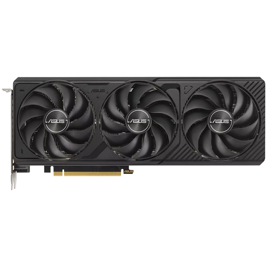ASUS Video Card NVidia Prime GeForce RTX 4070 Ti SUPER OC Edition 16GB GDDR6X VGA boasts three fans in a sleek aesthetic with Axial-tech fan design for broad PC builds compatibility