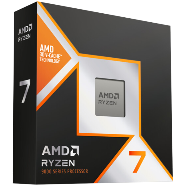 AMD CPU Desktop Ryzen 7 8/16T 9800X3D – product photo
