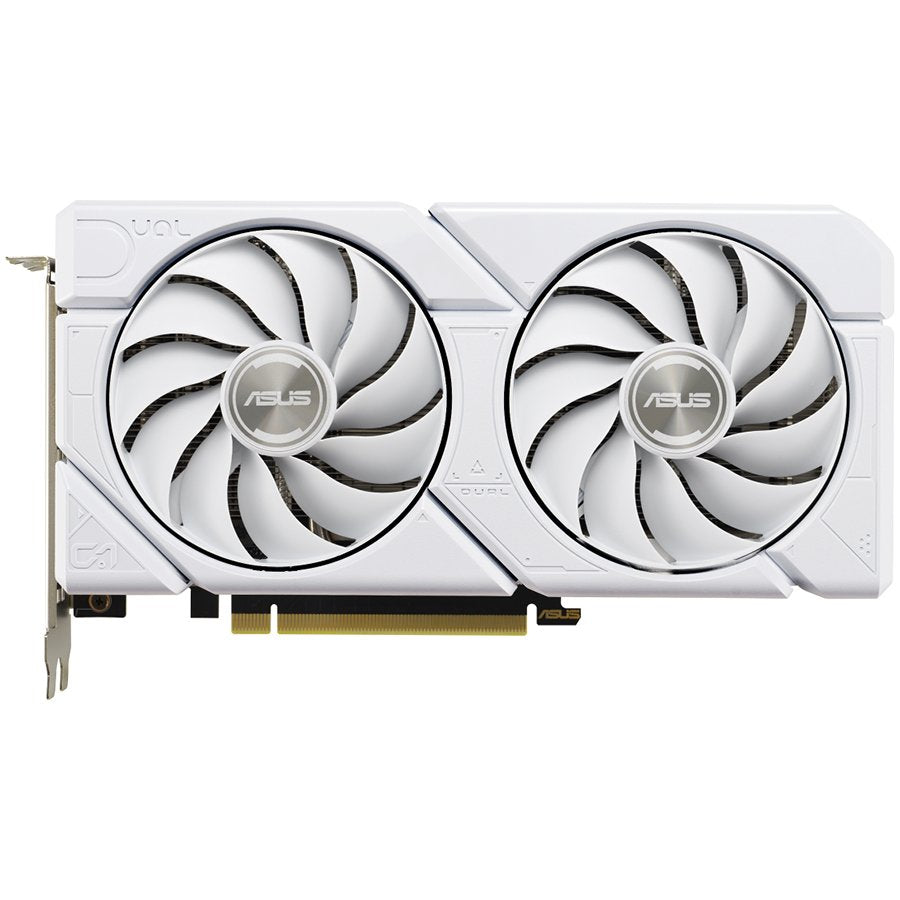 ASUS Video Card NVidia Dual GeForce RTX 4070 EVO White OC Edition 12GB GDDR6X (DUAL-RTX4070-O12G-EVO-WHITE) VGA, PCIe 4.0, 1xHDMI 2.1a, 3xDisplayPort 1.4a
