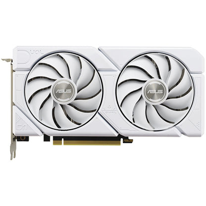 ASUS Video Card NVidia Dual GeForce RTX 4070 EVO White OC Edition 12GB GDDR6X (DUAL-RTX4070-O12G-EVO-WHITE) VGA, PCIe 4.0, 1xHDMI 2.1a, 3xDisplayPort 1.4a