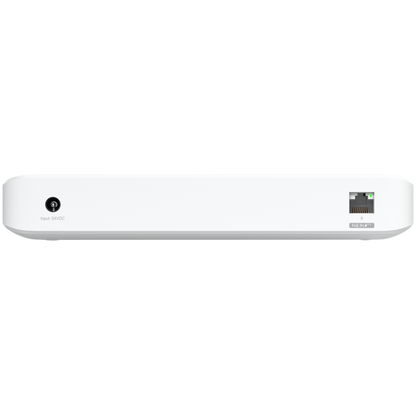 Ubiquiti USW-Ultra-210W-EU compact, Layer 2, 8-port GbE PoE switch with versatile mounting options, 7x GbE PoE+ output ports, GbE port with optional PoE++ input, 202W PoE availability with the included AC power adapter