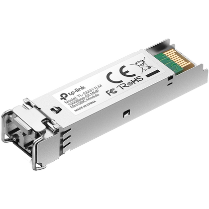 TP-Link SM311LM Omada 1000Base-SX MMF Mini GBIC Module, Multi-mode MiniGBIC module, Supports Digital Diagnostic Monitoring (DDM), Compatible with Small Form Pluggable Multi-Source Agreement (SFP-MSA), Hot-Pluggable, 850nm, 550m