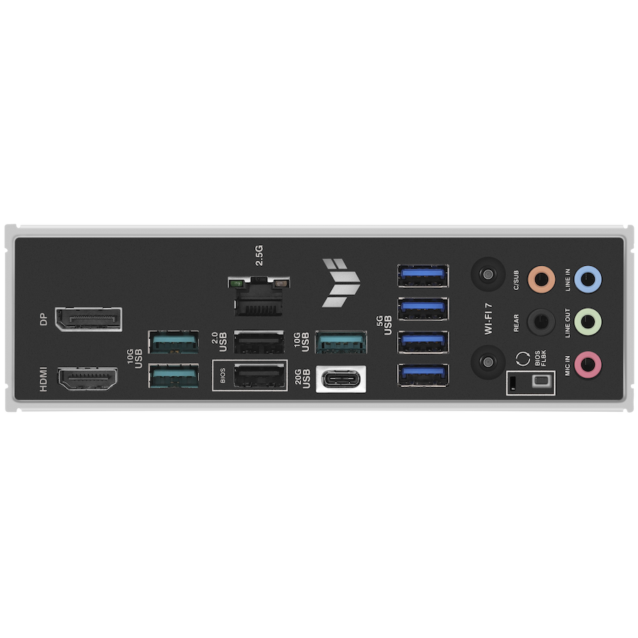 ASUS TUF GAMING B850-PLUS WIFI AM5 ATX gaming MB - AMD B850 4xDIMM DDR5 3xM.2 4xSATA PCIe 5.0 2.5Gb Ethernet WiFi 7 + Bluetooth 1xDisplayPort 1xHDMI with Aura Sync