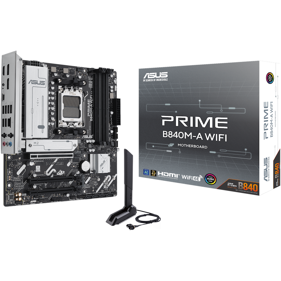 ASUS PRIME B840M-A WIFI mATX AM5 DDR5