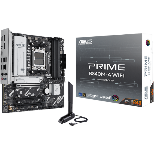 ASUS PRIME B840M-A WIFI mATX AM5 DDR5