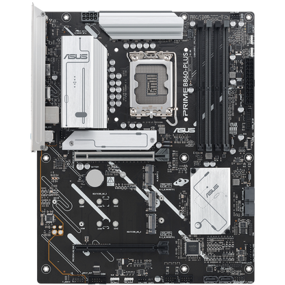 ASUS PRIME B860-PLUS-CSM LGA1851 ATX MB - Intel B860 4xDIMM DDR5 3xM.2 4xSATA PCIe 5.0 2.5Gb Ethernet 1xDisplayPort 1xHDMI with Aura Sync