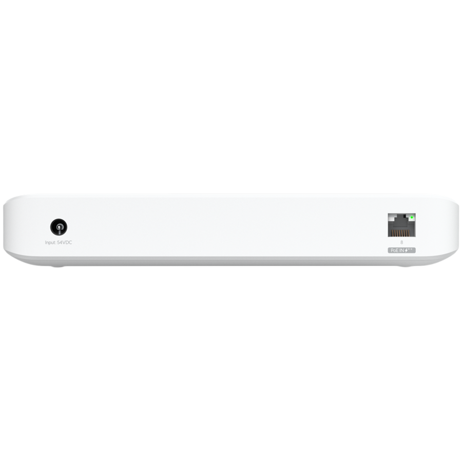 Ubiquiti USW-Ultra-60W Layer 2, 8-port GbE PoE switch: 7x GbE PoE+ output ports, GbE port with optional PoE++ input