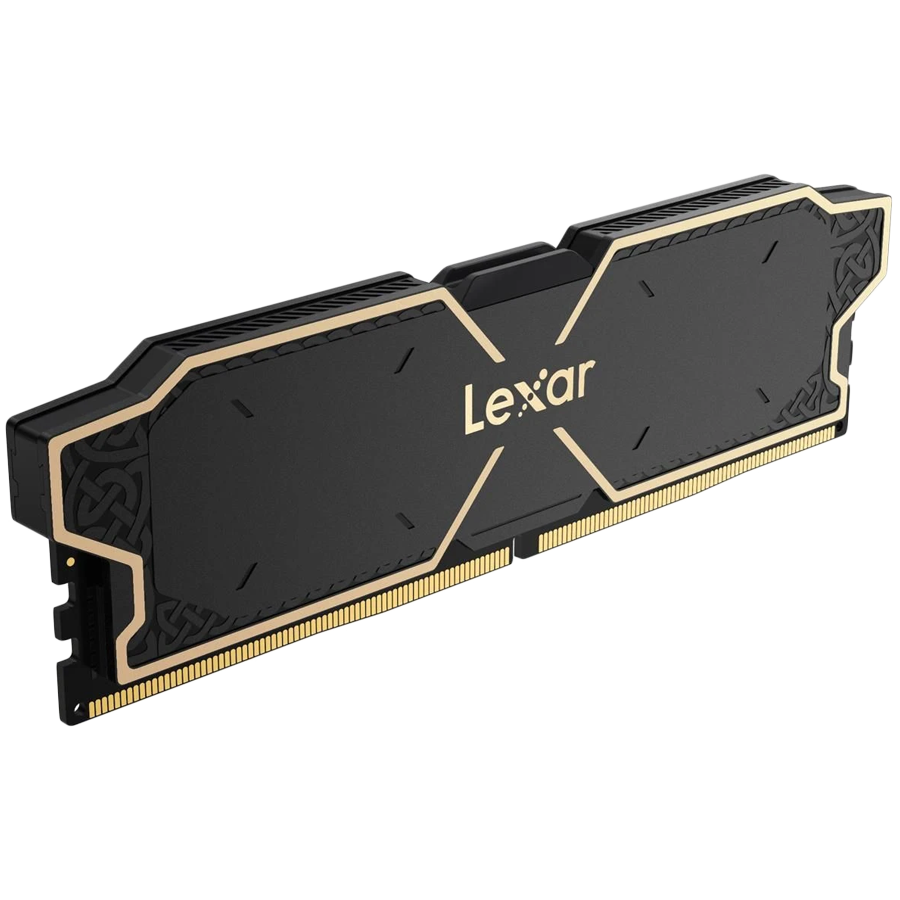 Lexar 2x8GB THOR DDR5 6000 CL38 1.3V Memory with heatsink, Dual pack, Black Color