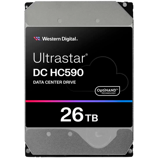HDD Server WD/HGST ULTRASTAR DC HC590 (3.5’’, 26TB, 512MB, 7200RPM, SAS 12Gb/s, 512E SE P3) SKU: 0F59375