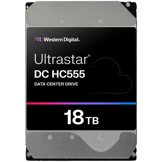 HDD Server WD/HGST ULTRASTAR DC HC555 (3.5’’, 18TB, 512MB, 7200RPM, SAS 12Gb/s, 512E SE P3) SKU: 0B47747